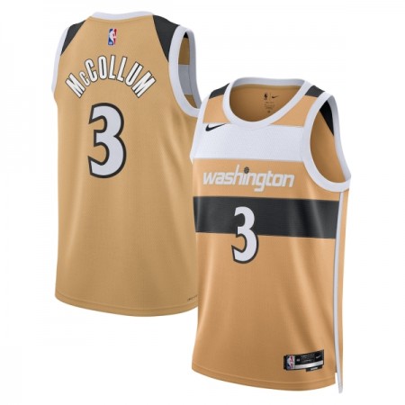 Dres Washington Wizards CJ Mccollum Nike 2025-26 City Edition Zlato Swingman